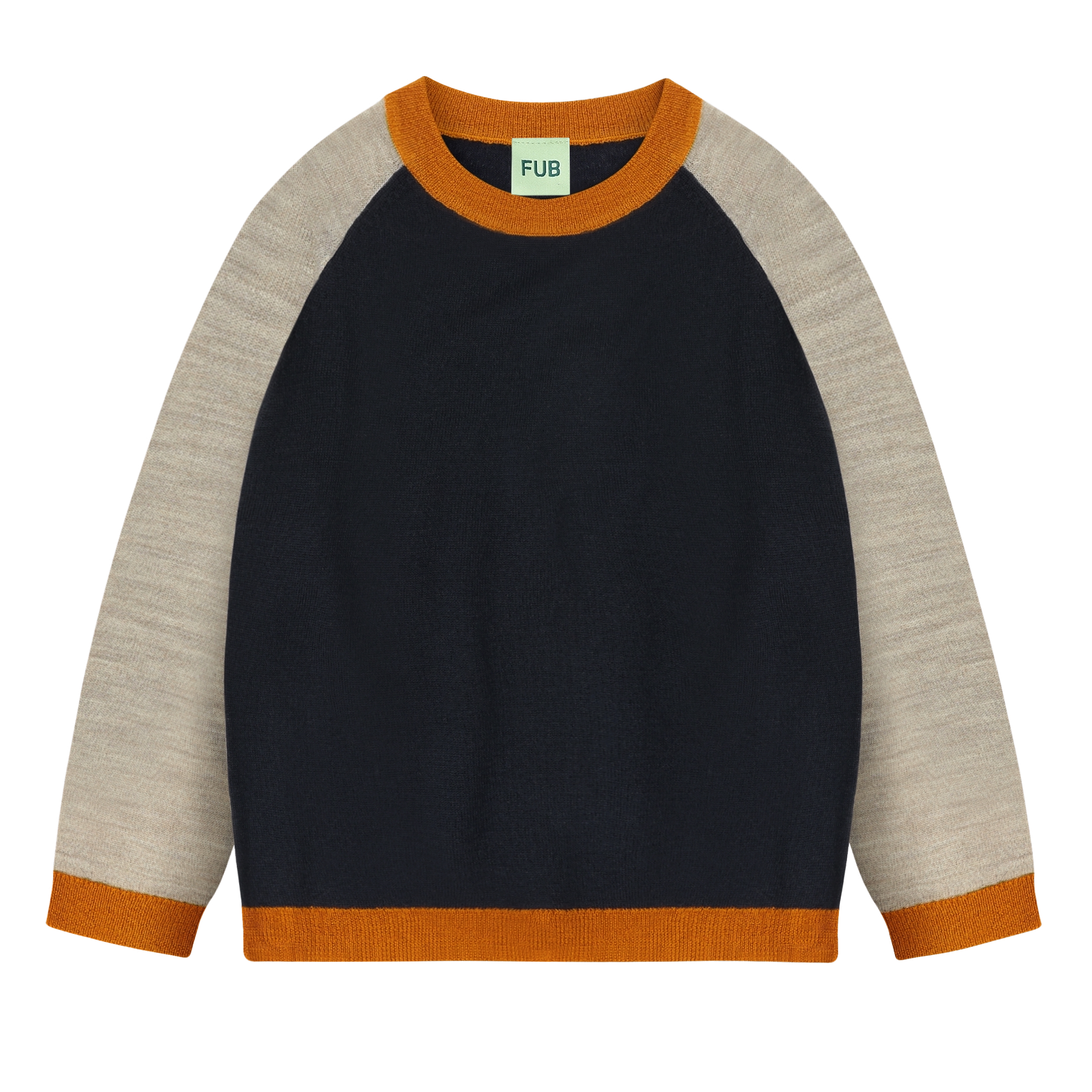Colour Block Blouse – dark navy