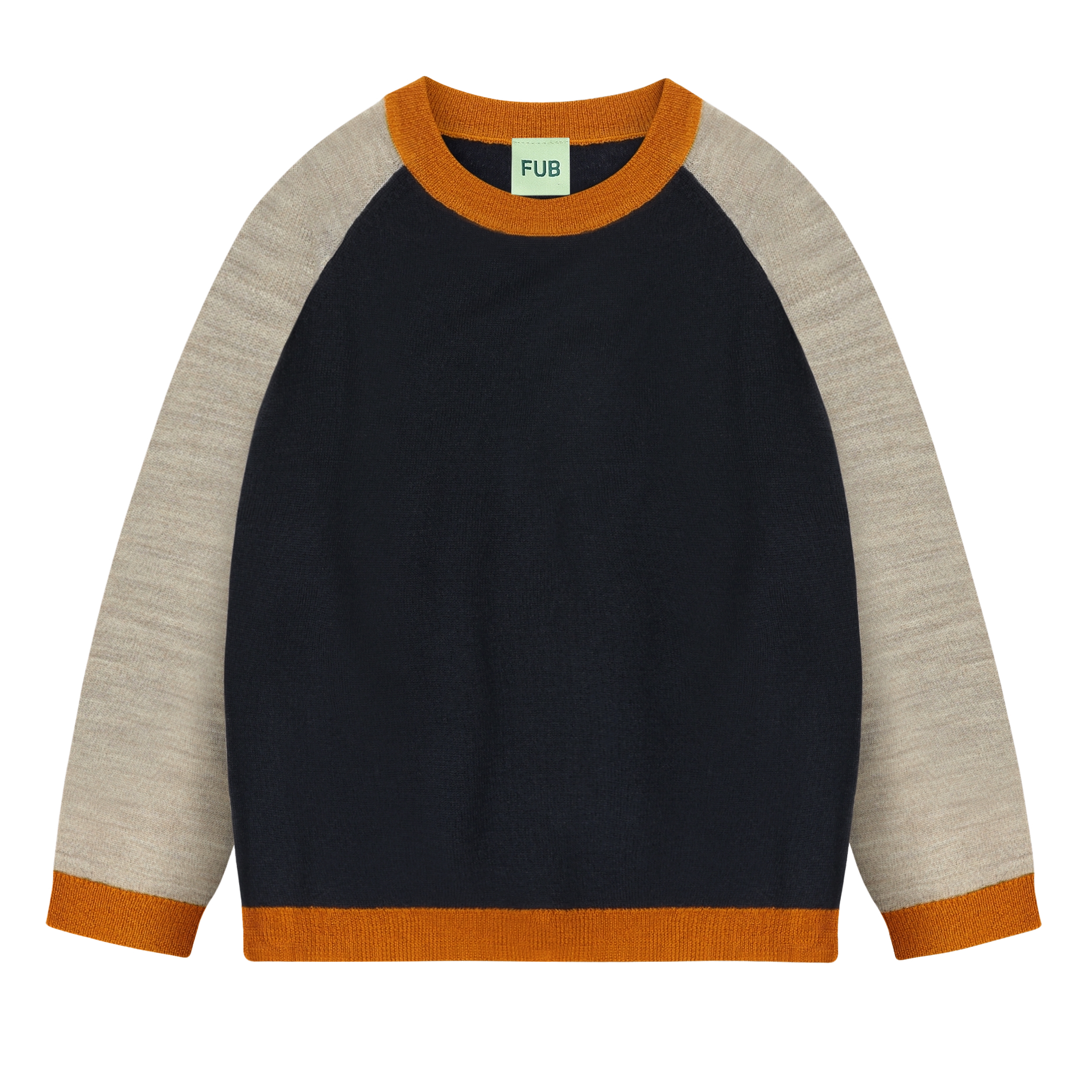Colour Block Blouse – dark navy