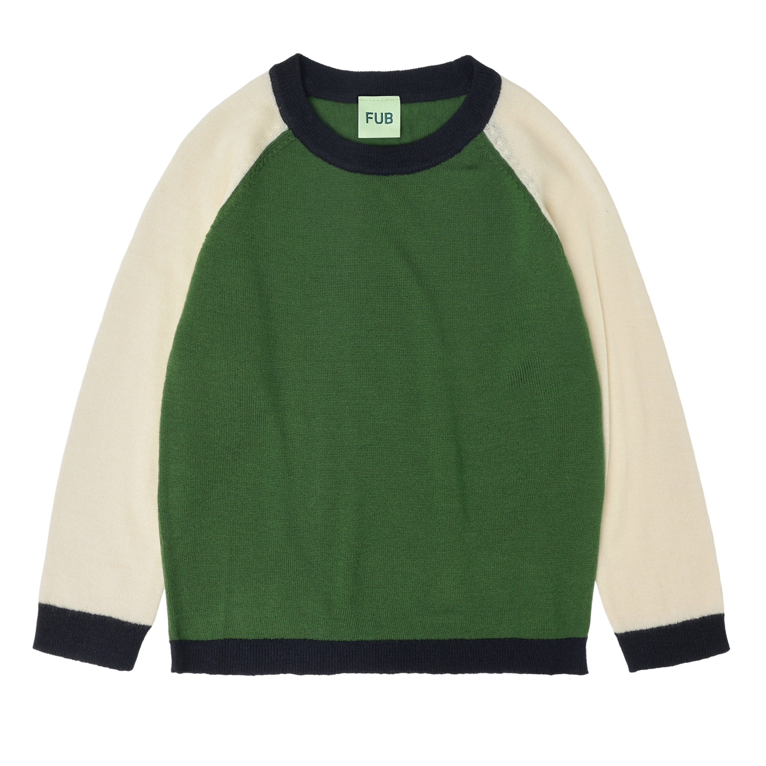 Colour Block Blouse – forest
