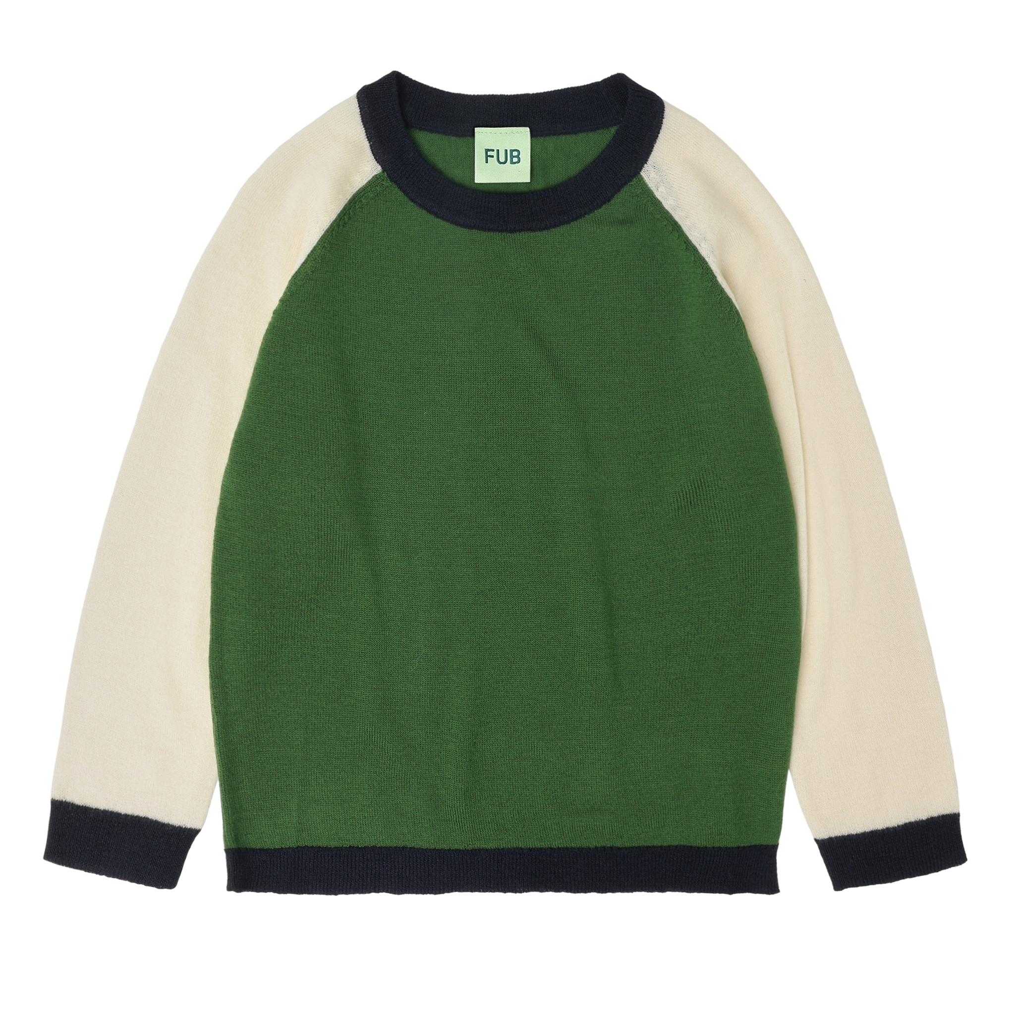 Colour Block Blouse – forest