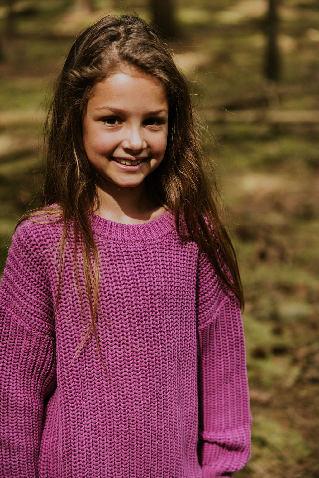Chunky Knitted Sweater – pink panther