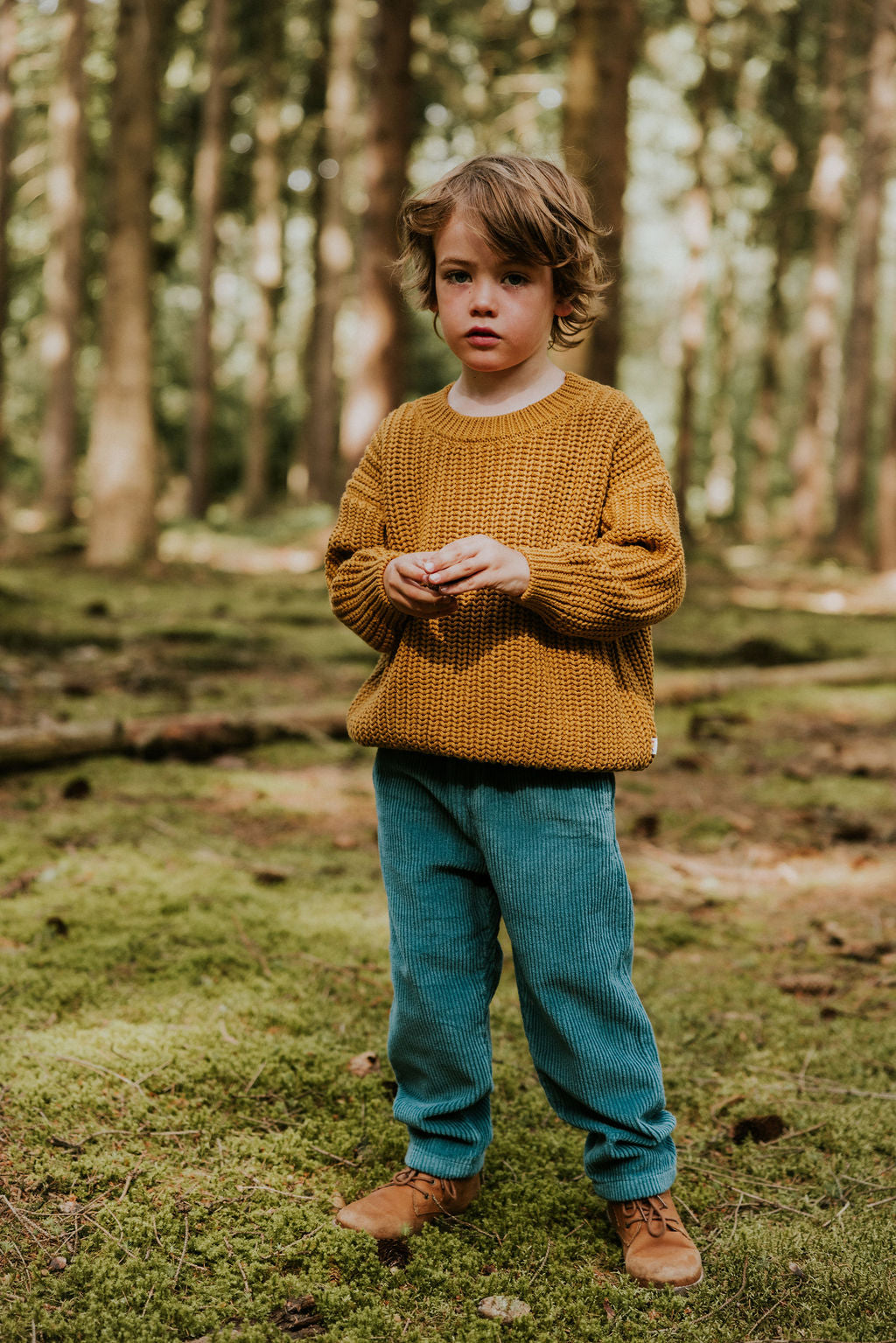 Chunky Knitted Sweater – ochre
