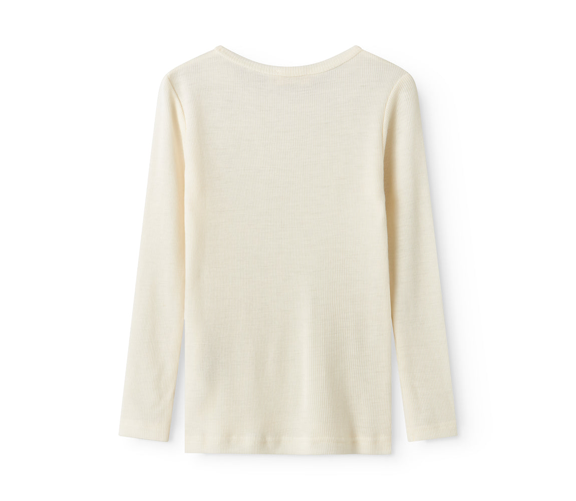 Tamra Wool Rib Longsleeve – natural