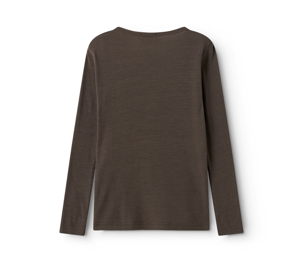 Tamra Wool Rib Longsleeve – terre