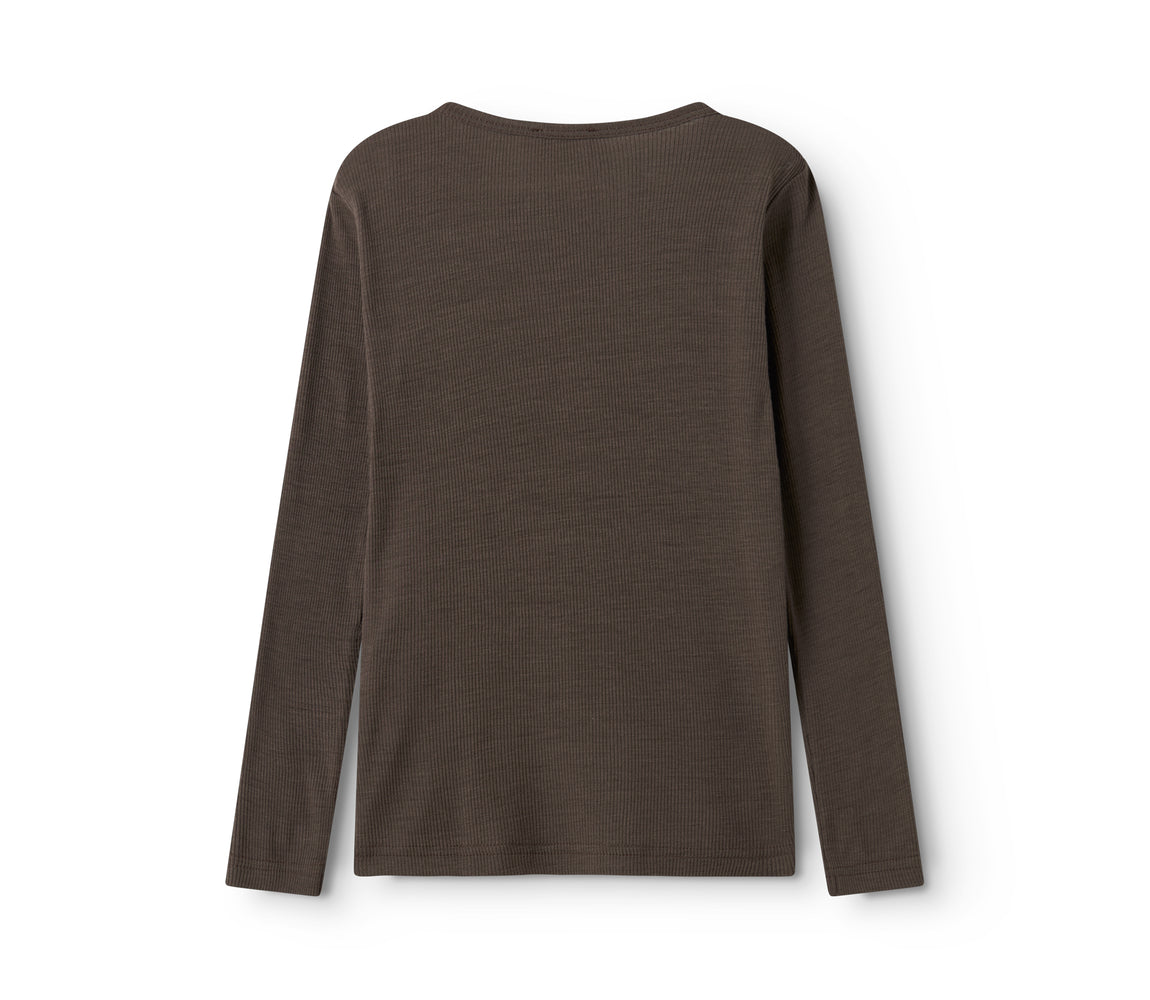 Tamra Wool Rib Longsleeve – terre