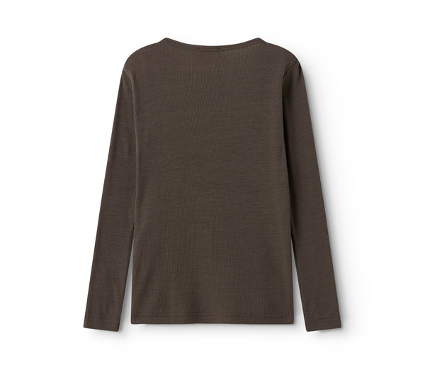 Tamra Wool Rib Longsleeve – terre