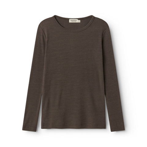 Tamra Wool Rib Longsleeve – terre