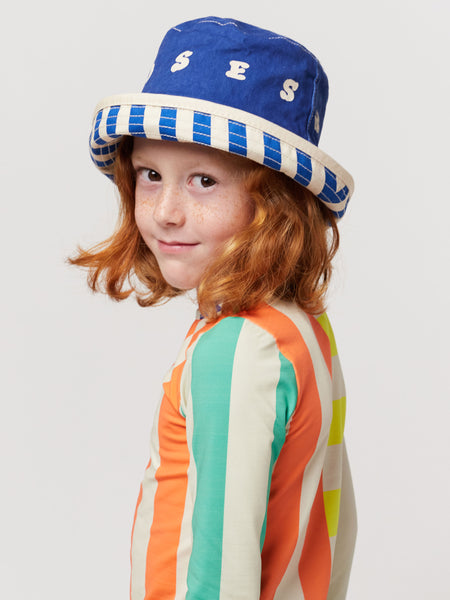 Multicolor Stripes Reversible Hat
