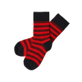 Classic Stripe Socks – dark navy/signal red