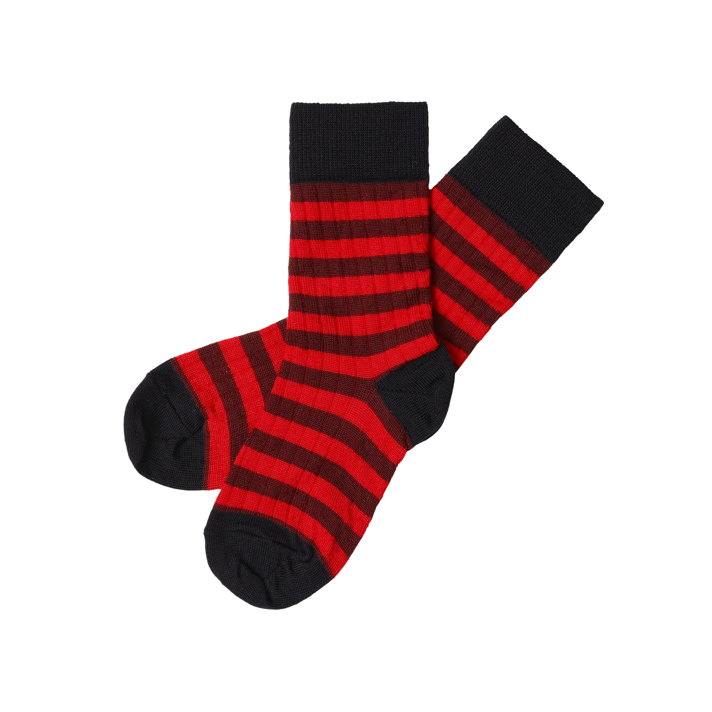 Classic Stripe Socks – dark navy/signal red