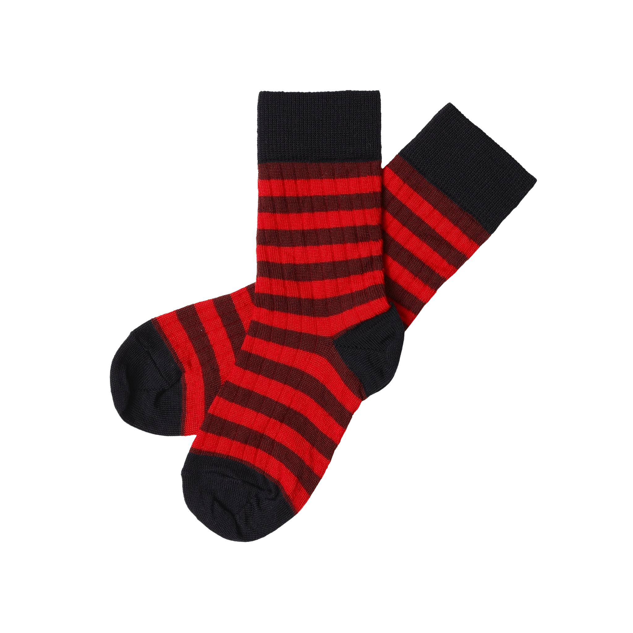 Classic Stripe Socks – dark navy/signal red