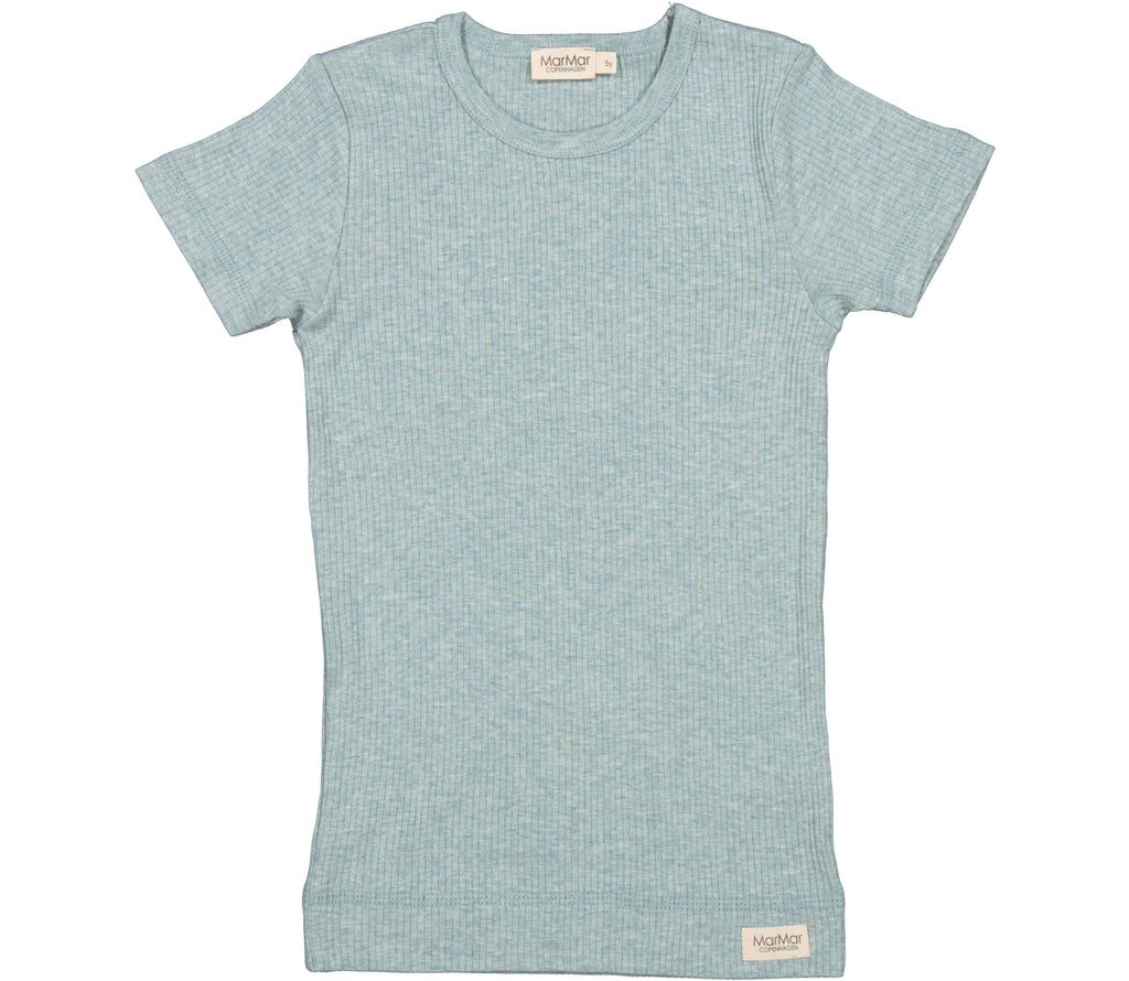 T-Shirt pistachio meliert