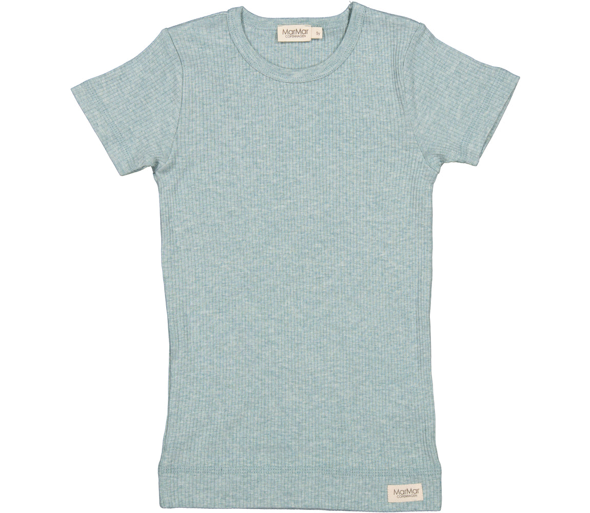 T-Shirt pistachio meliert