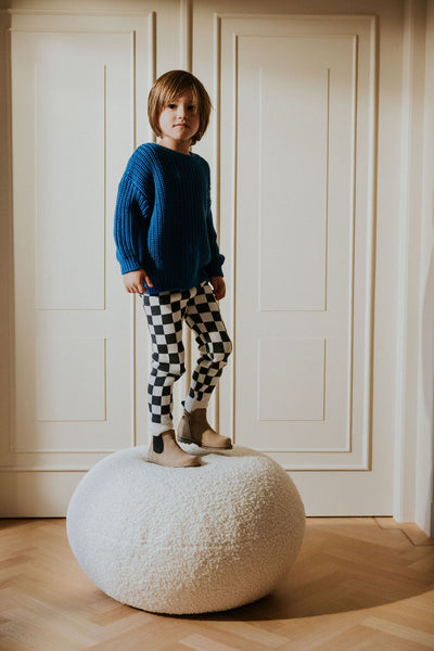 Chunky Knitted Sweater – royal blue