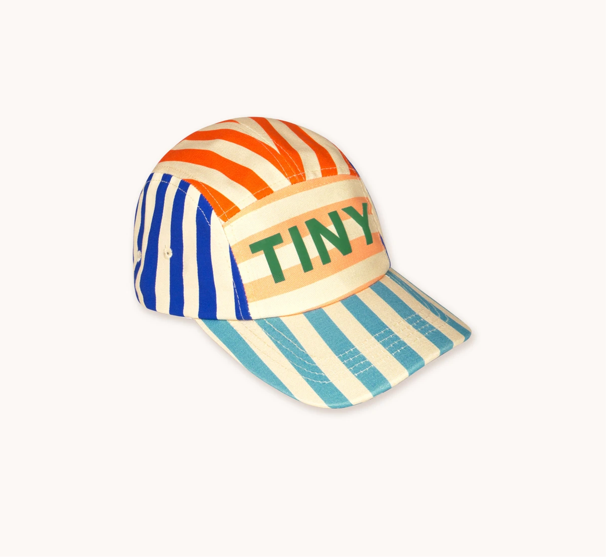 Striped Cap – vanilla/summer red