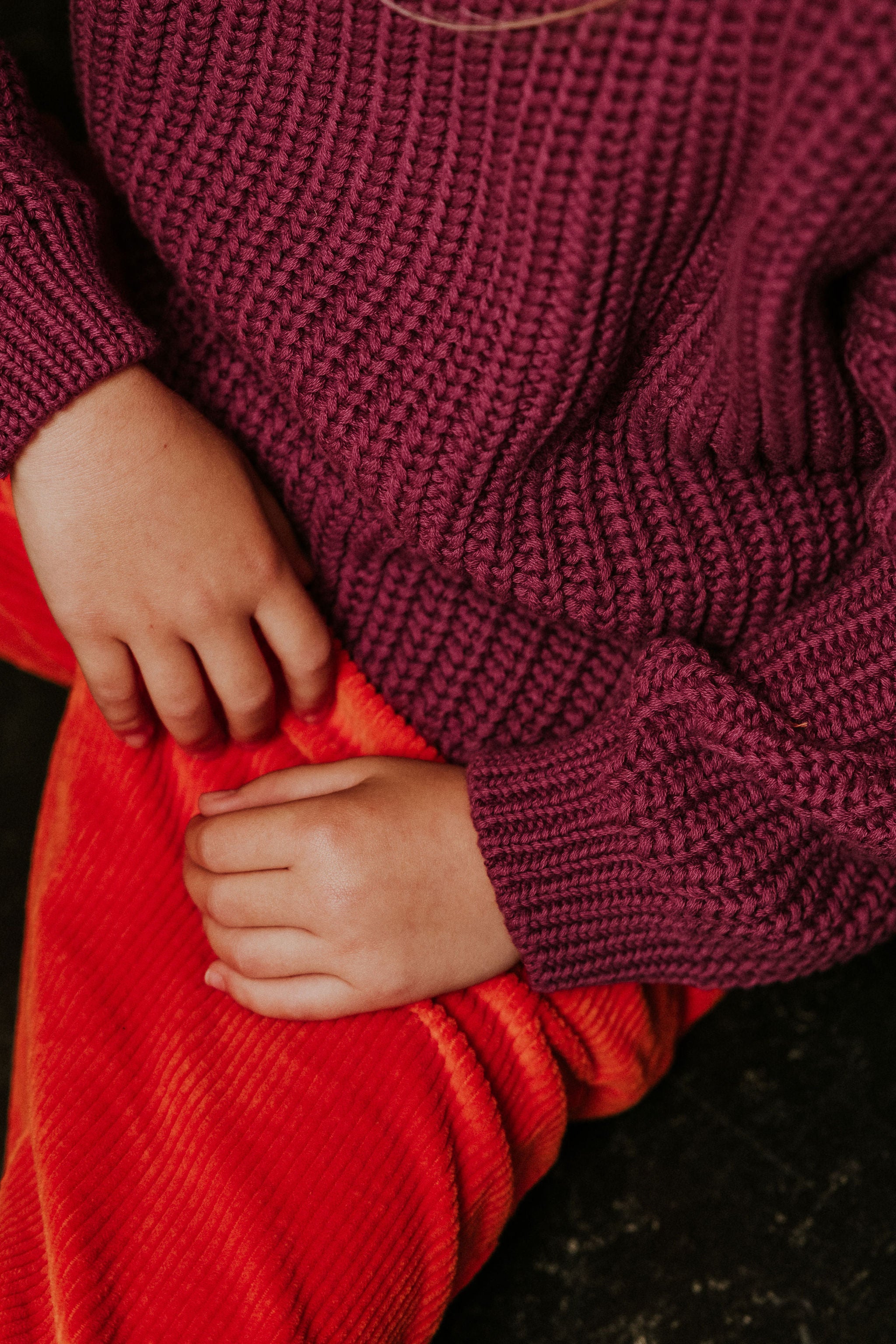 Chunky Knitted Sweater – dahlia