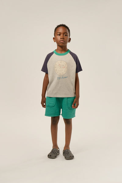 It's Time Color Block Kids T-Shirt