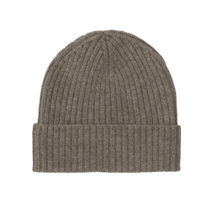 Rib Beanie – beige melange