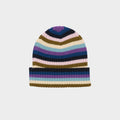 Rib Beanie – multi stripe