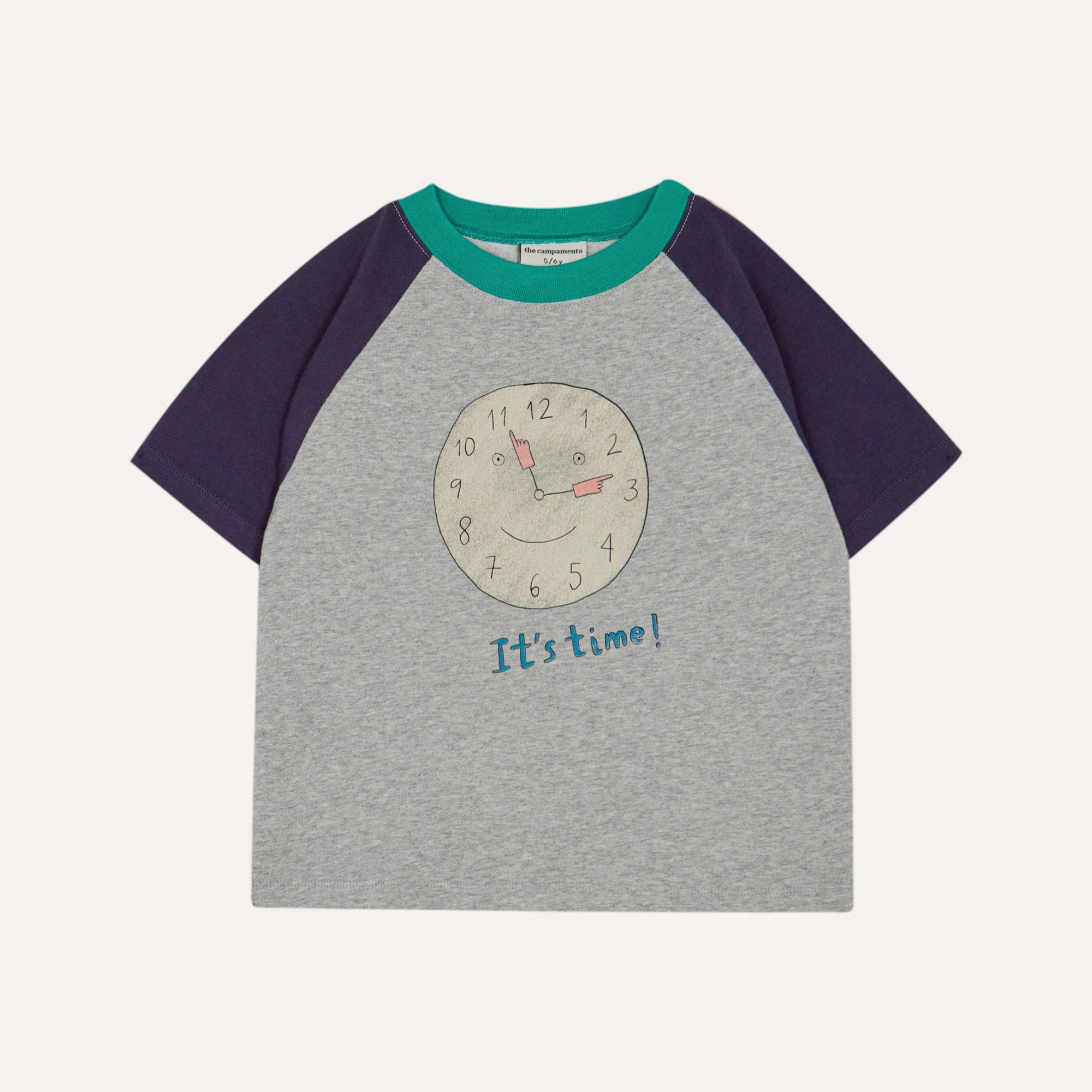 It's Time Color Block Kids T-Shirt