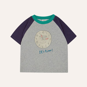 It's Time Color Block Kids T-Shirt