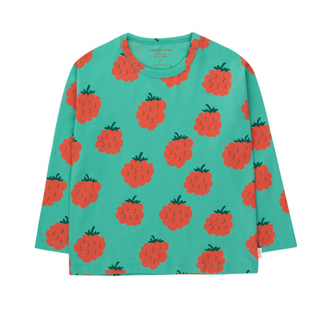 Raspberries Tee – emerald