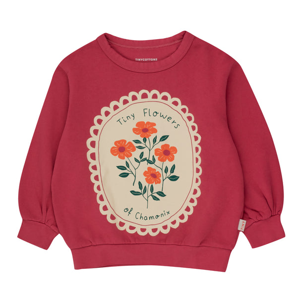 Tiny Flowers Sweatshirt – berry