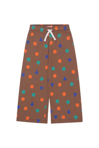 Geometric Pant – chocolate