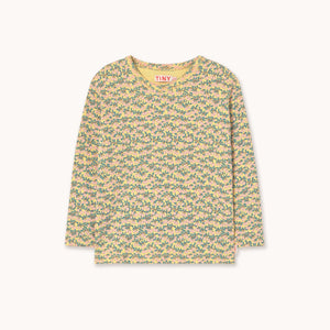 Mini Apples All Over Rib Tee – mellow yellow