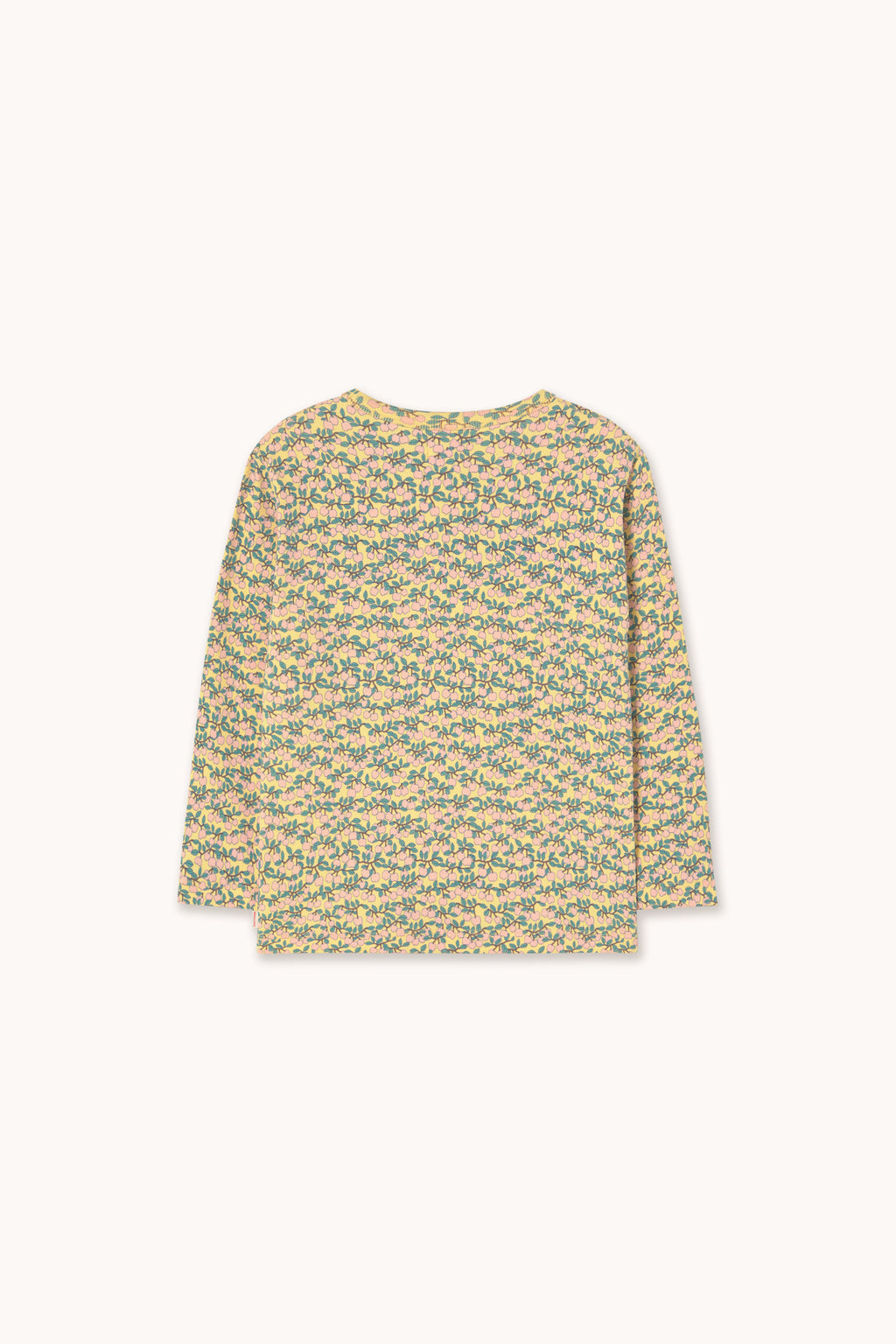 Mini Apples All Over Rib Tee – mellow yellow