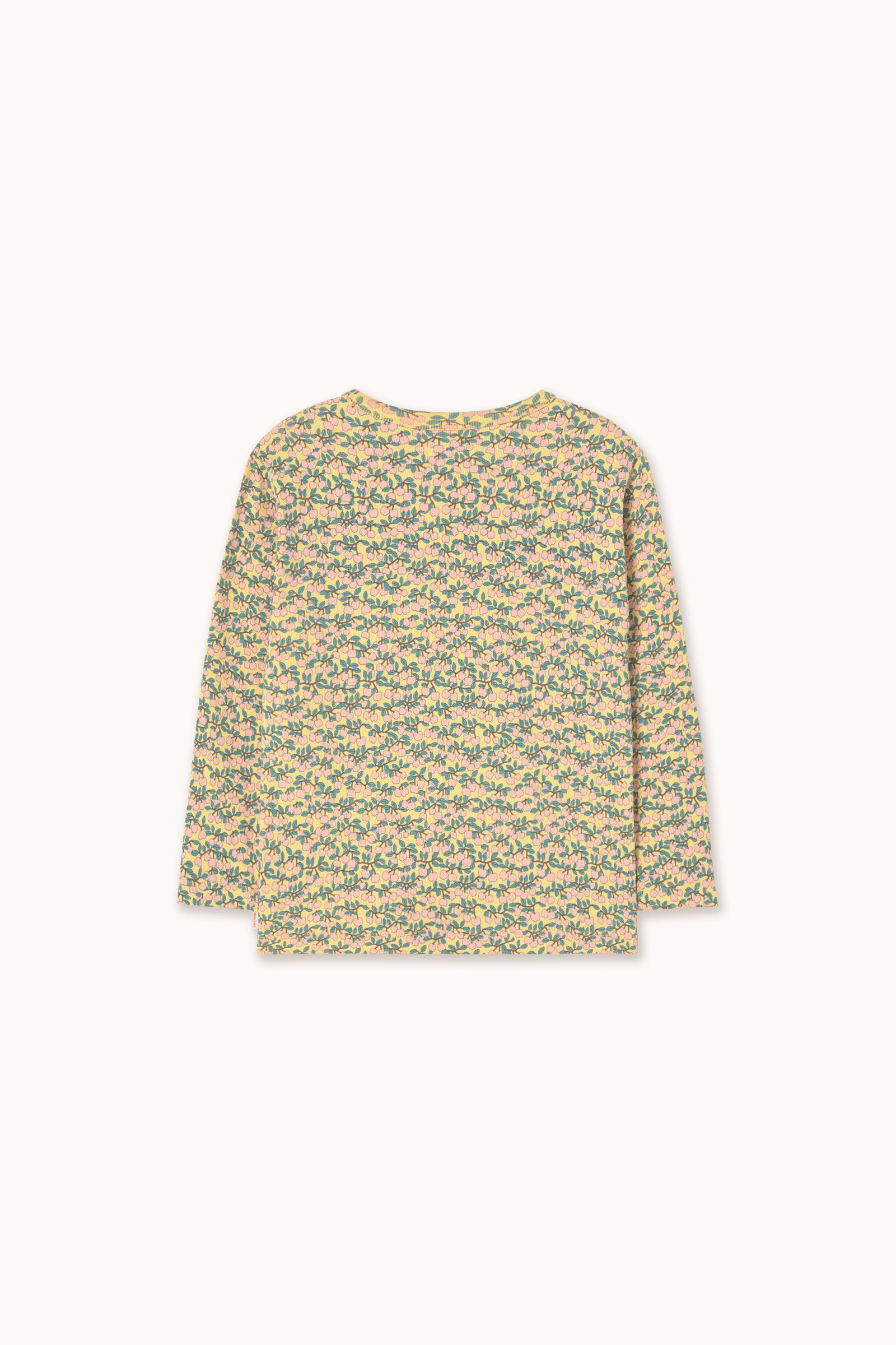 Mini Apples All Over Rib Tee – mellow yellow