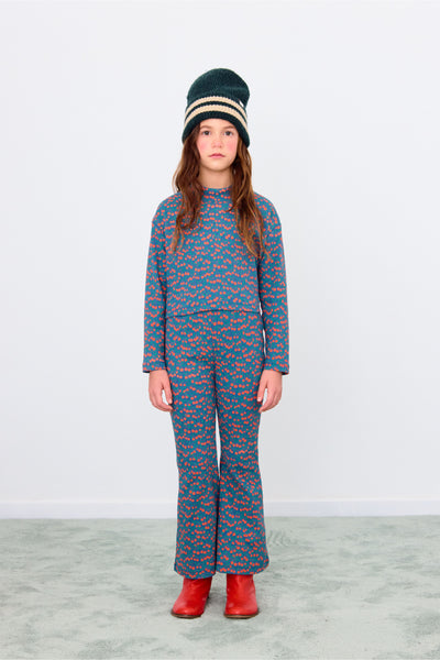 Mini Apples Rib Pant – light navy
