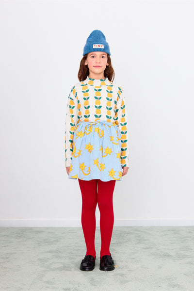 Apples Rib Mockneck – light cream heather