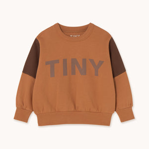 Tiny Color Block Sweatshirt – light brown