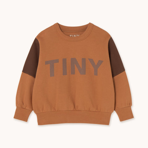 Tiny Color Block Sweatshirt – light brown