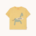 Horse Graphic Tee – mellow yellow