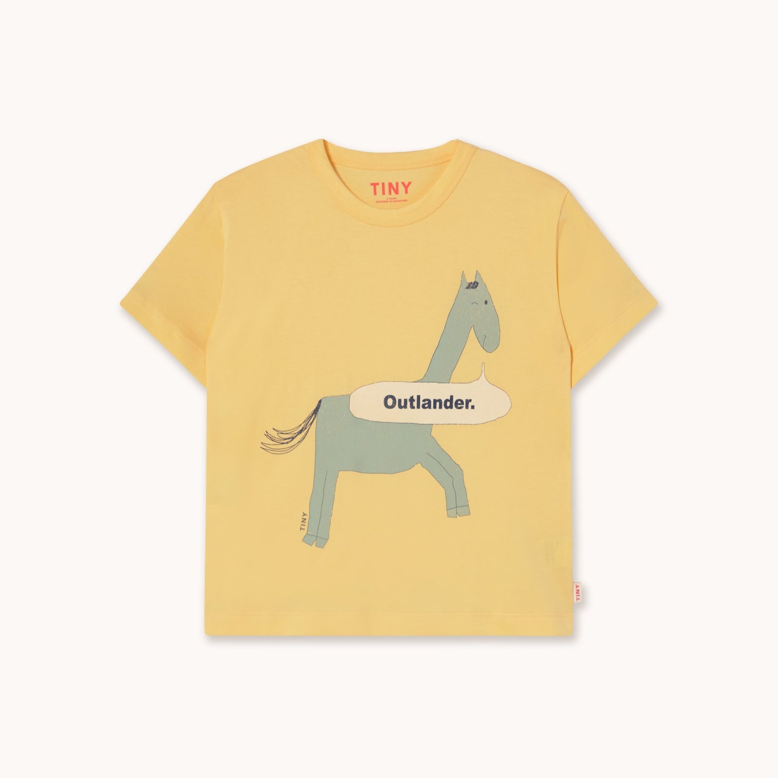 Horse Graphic Tee – mellow yellow