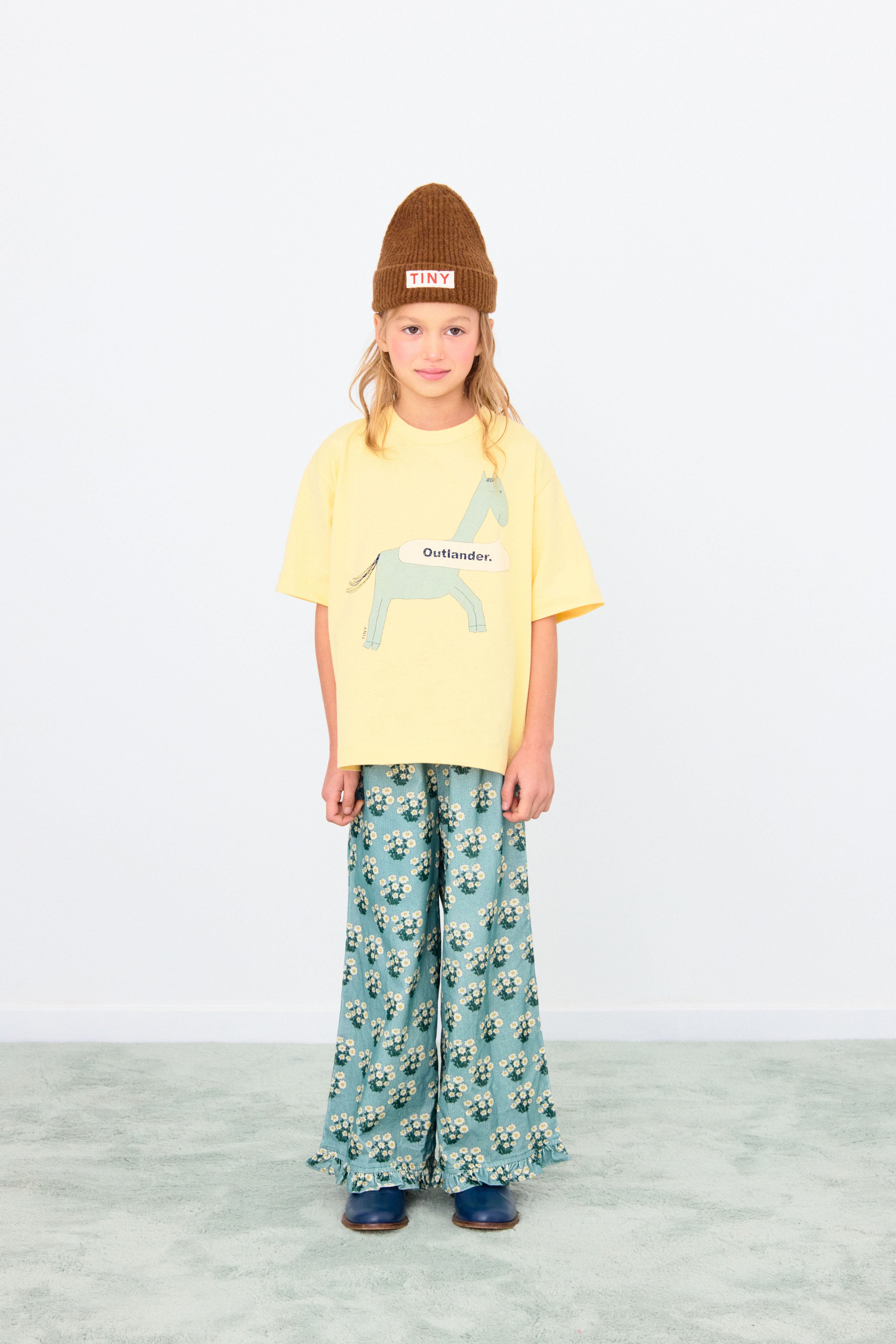 Horse Graphic Tee – mellow yellow