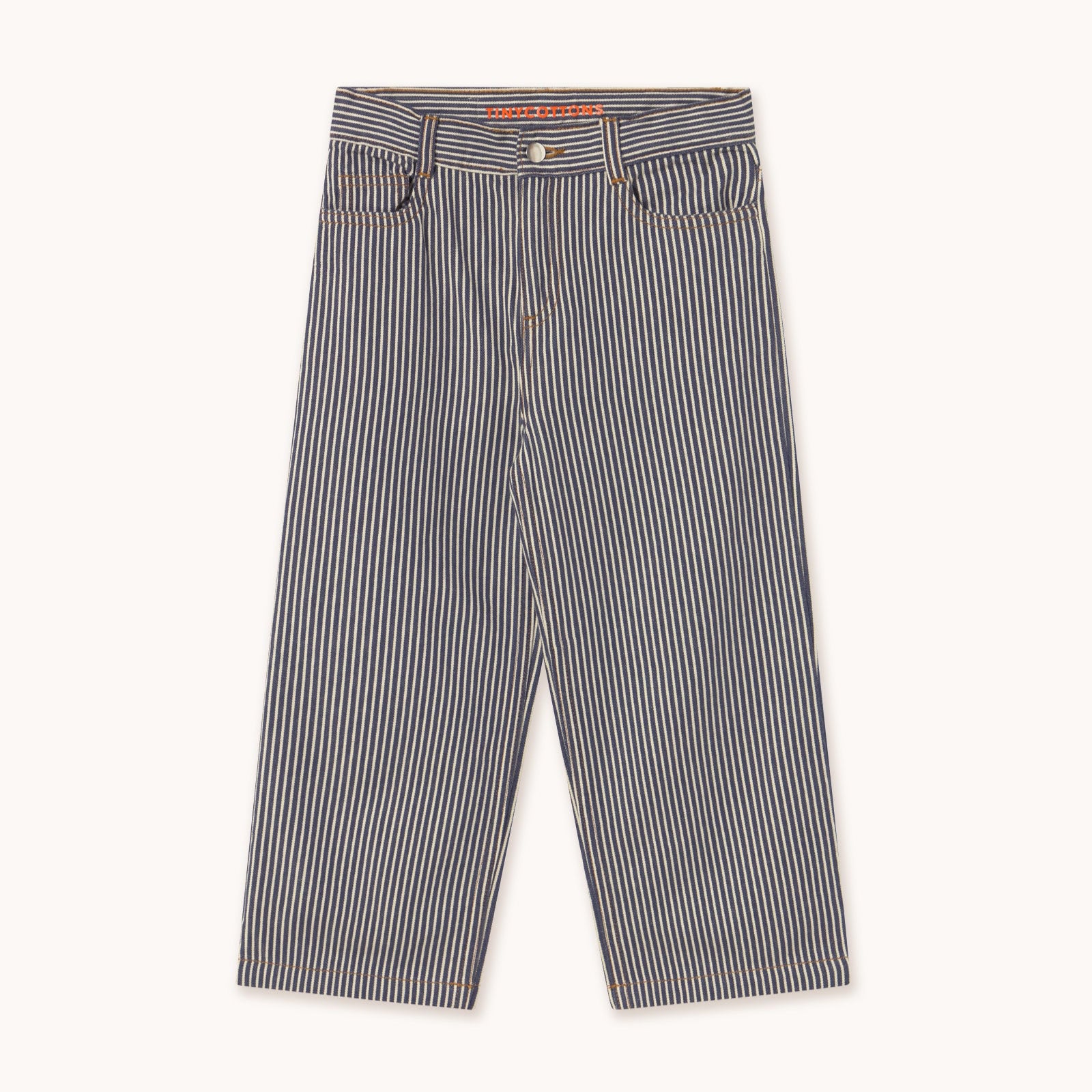 Two Stripes Straight Jeans – light navy