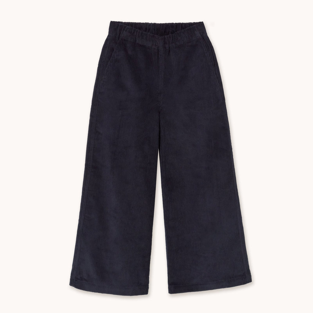 Solid Corduroy Pants – light navy