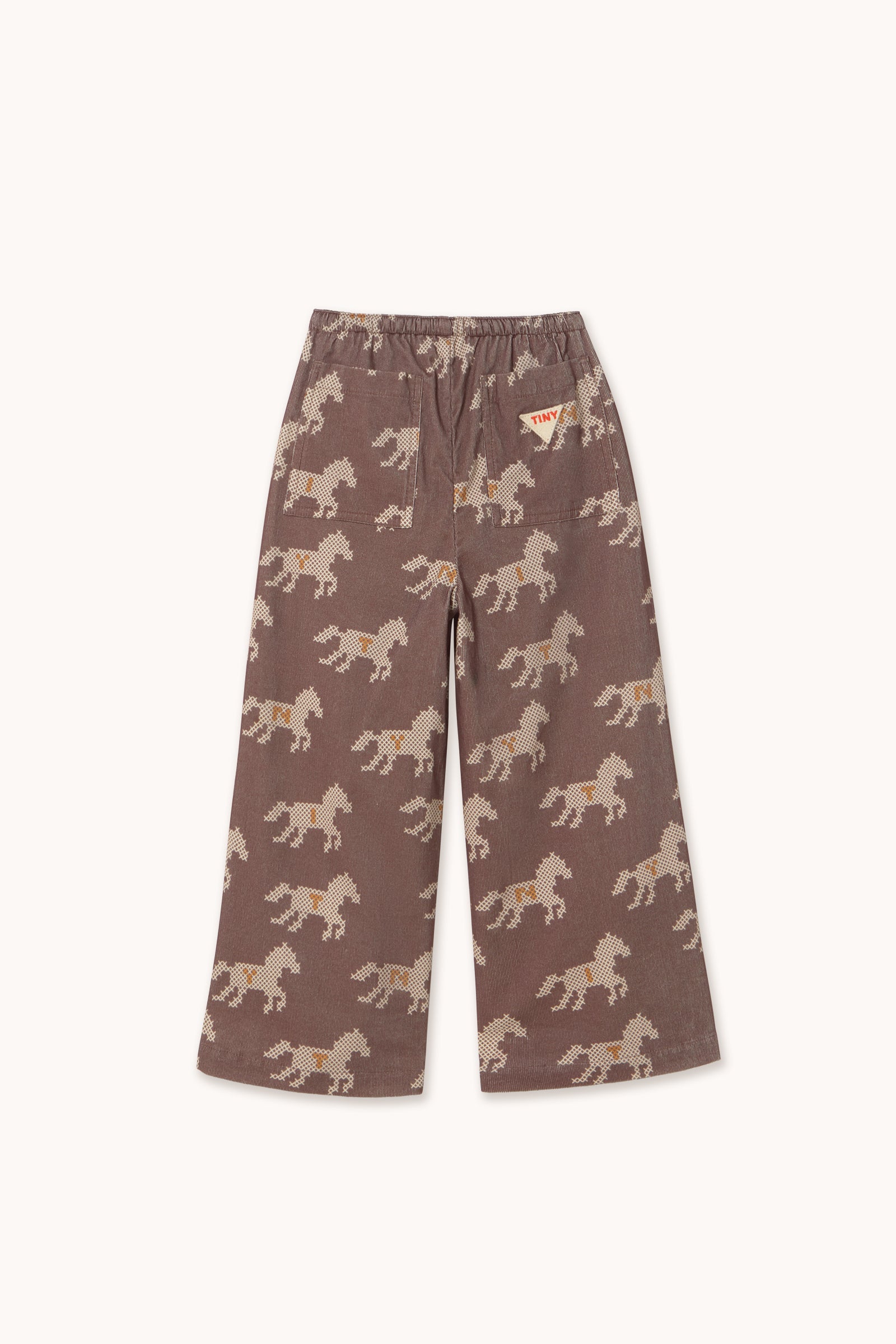 Horses Corduroy Pants – base cacao