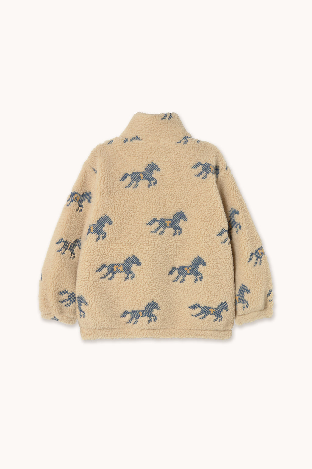 Horses Sherpa Sweatshirt – vanilla