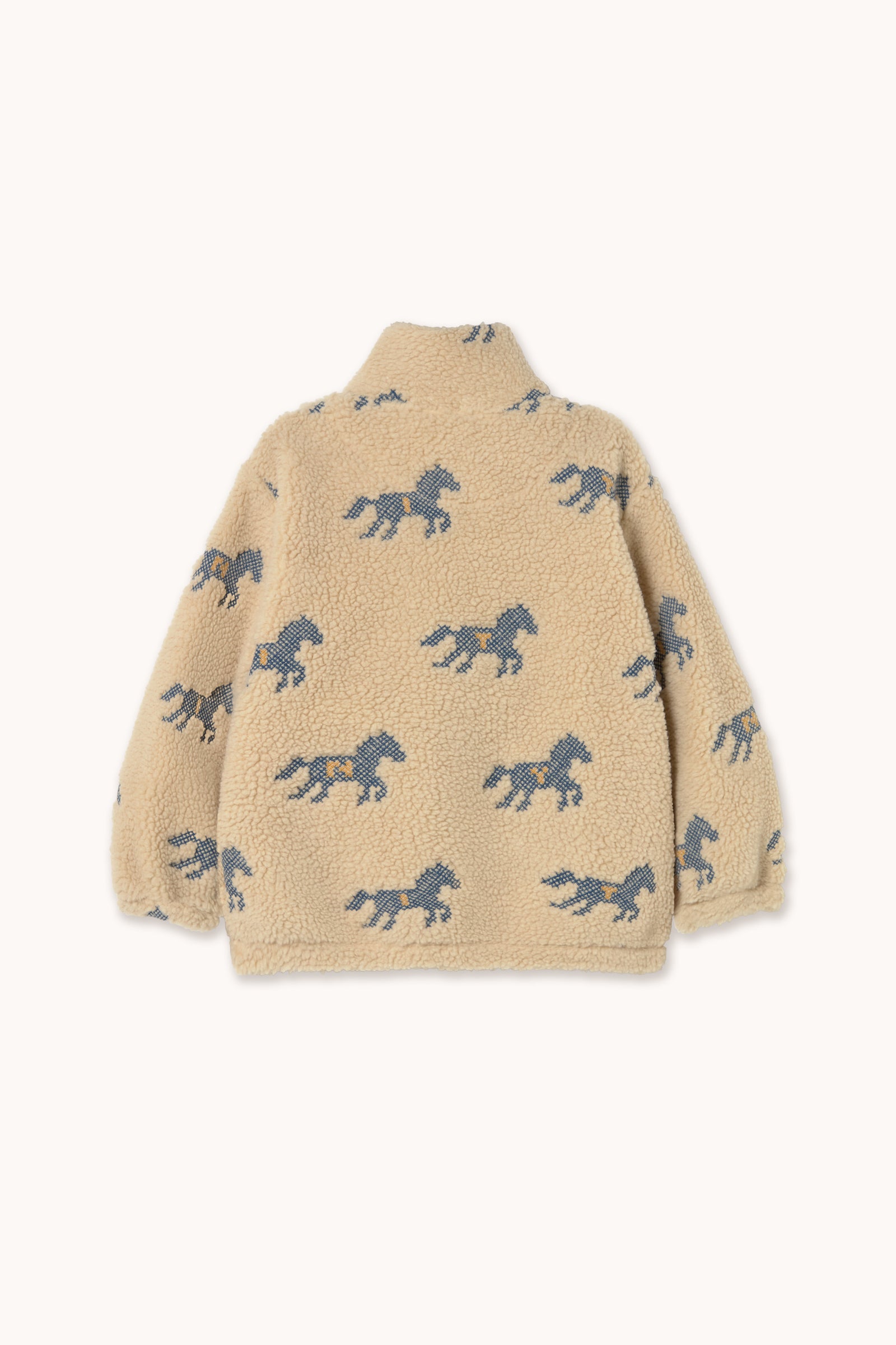 Horses Sherpa Sweatshirt – vanilla