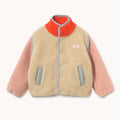 Color Block Sherpa Jacket – vanilla