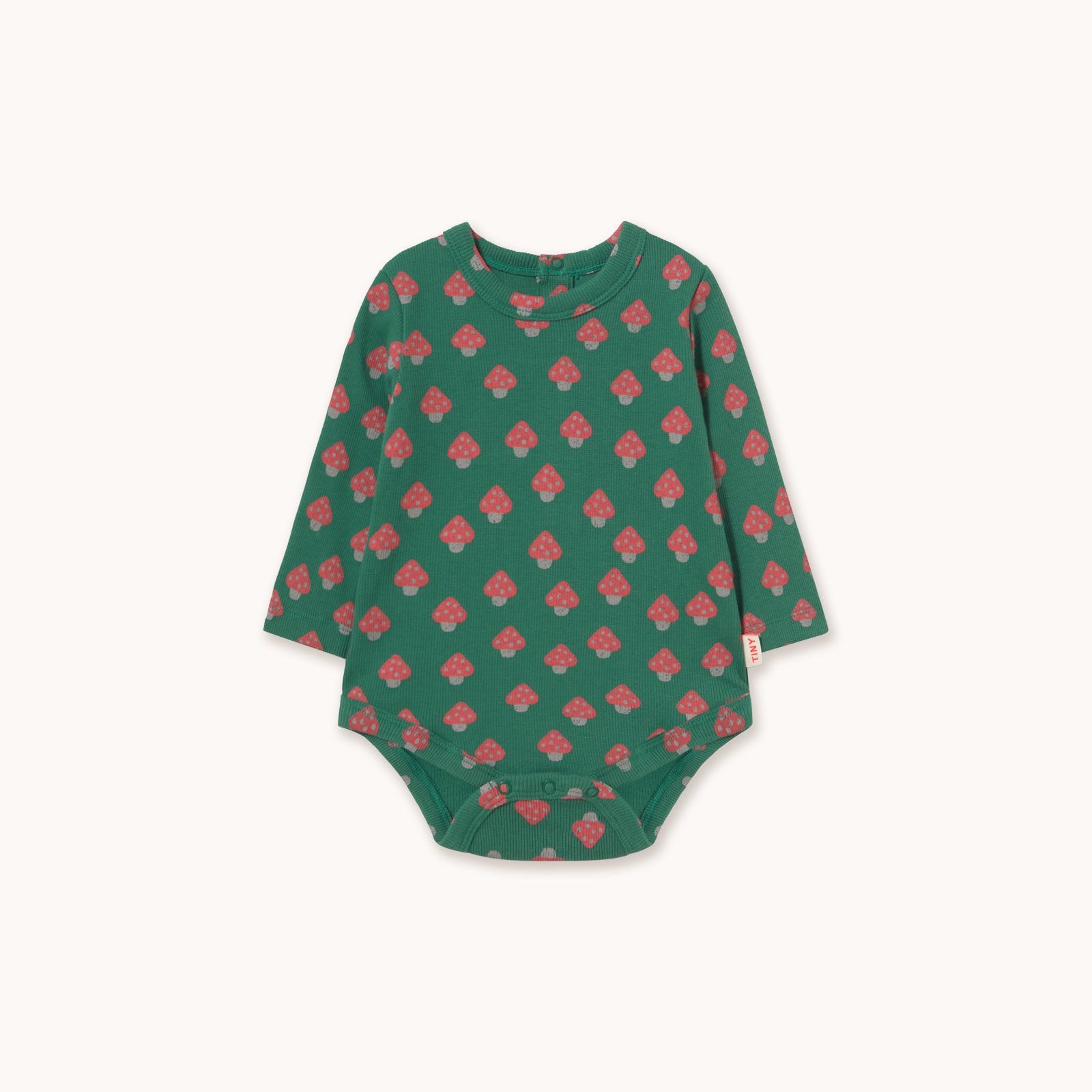 Mini Mushrooms Rib Body – dark green