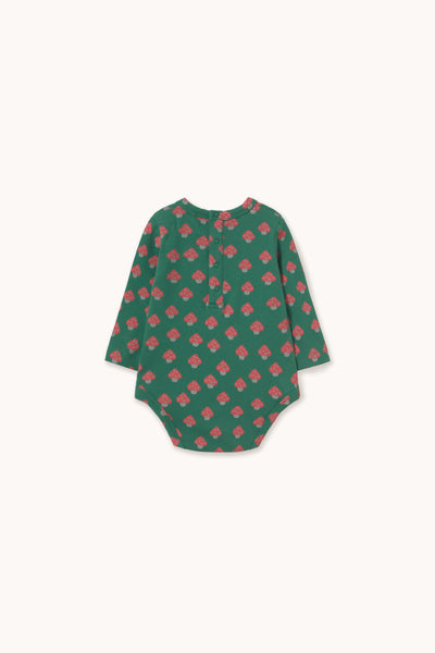Mini Mushrooms Rib Body – dark green
