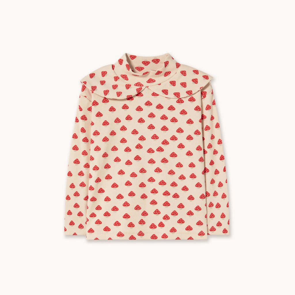 Mini Mushrooms Mockneck – ivory