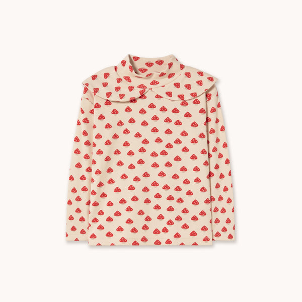 Mini Mushrooms Mockneck – ivory