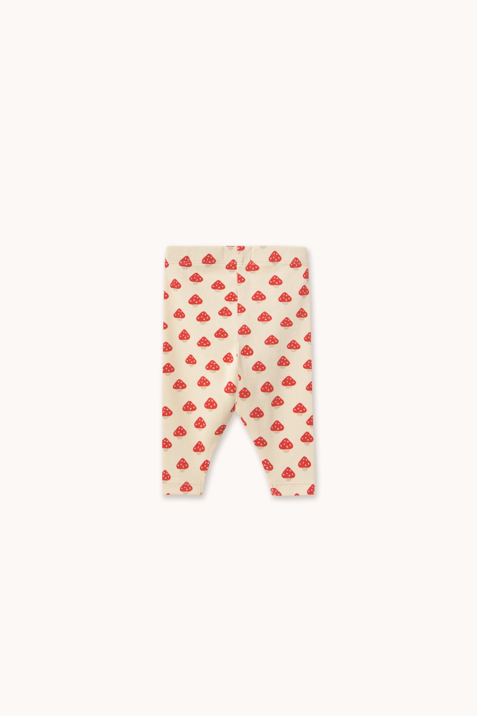 Mini Mushrooms Rib Baby Pant – base ivory