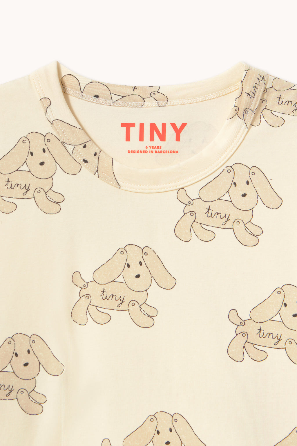 Dogs Tee – vanilla